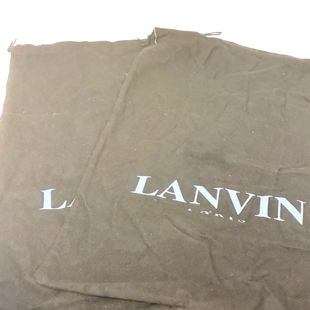 LANVIN PARIS PROTECTIVE Dust BAG FOR SHOES - 11" INCHES X 14" Drawstring